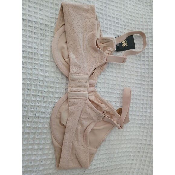 NEW TAG! WACOAL 38C VALERIAN Beige 'INSIDE JOB' UNDERWIRE BRA #855345 $72.00 - Picture 4 of 6